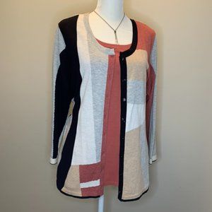 Nic + Zoe cardigan and camisole